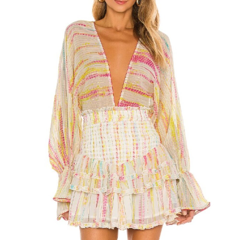 Hemant and Nandita Ann Bodysuit and Skirt Set